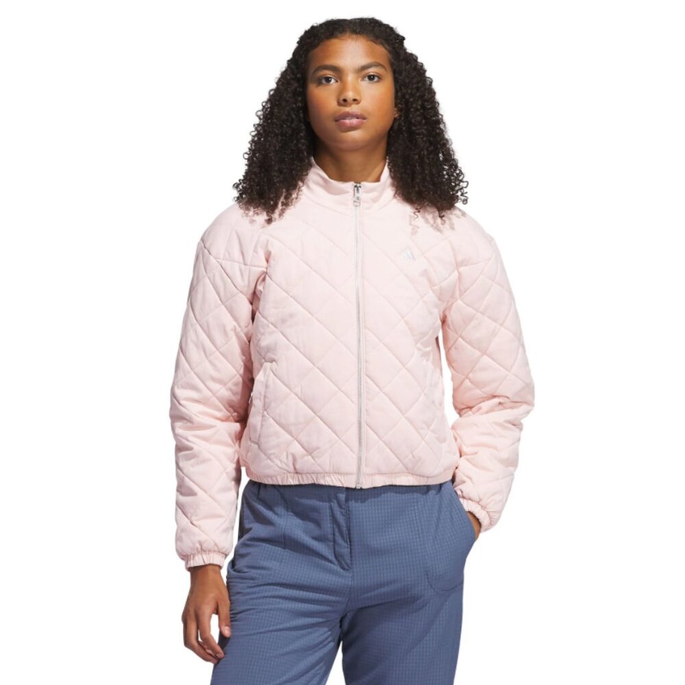 Adidas Golf Go-To Quilted Womens Golf Jacket